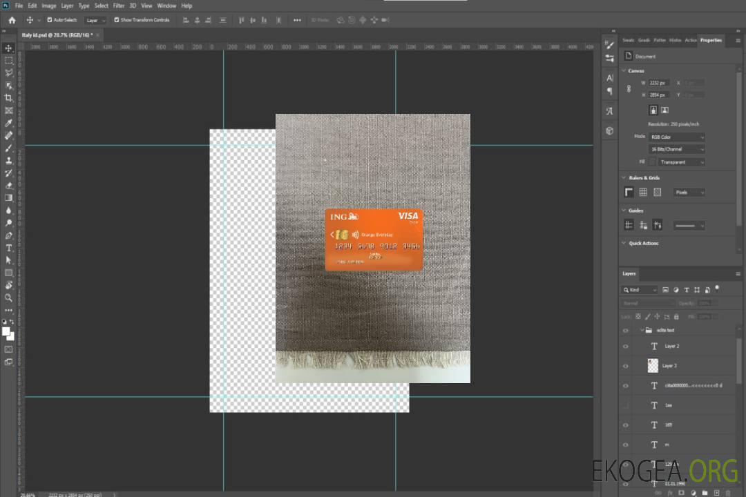 Pays , Bas ING Orange VISA photolook recto template Pays , Bas ING Orange VISA photolook recto template